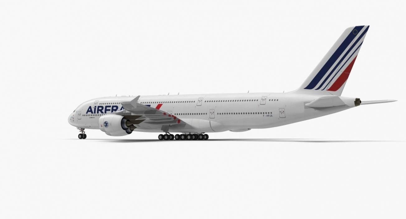 Airbus A380-1000 Air France 3D